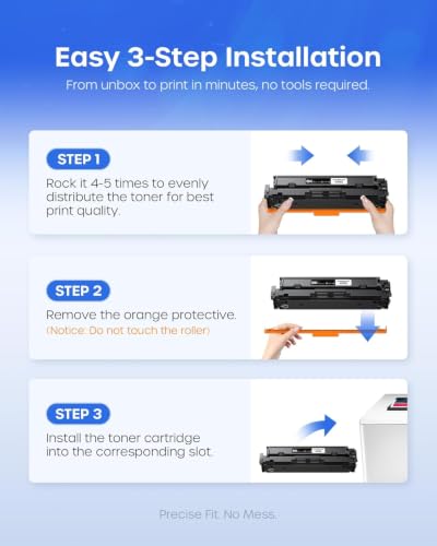 Image of 414X Black Toner Cartridges with Chip Compatible with HP 414X M479fdw
