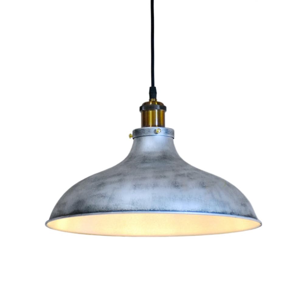 Lámpara industrial retro E27 colgante metálica para techo vintage de cocina y ático rústico