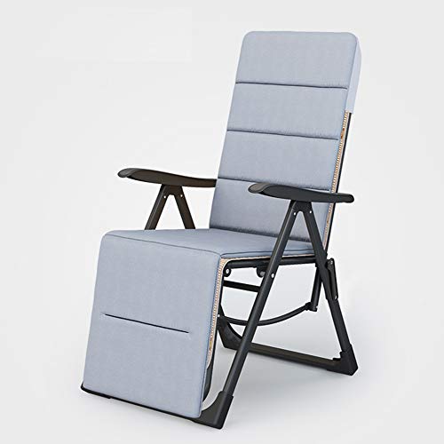 Chaise Longue d'été Pliante Robuste 200 kg en Bambou et Fauteuil Jardin Inclinable