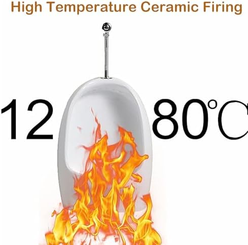 High Efficiency Yellow Wall-Mounted Urinal Screen for Kids, Manual Flush Valve Ceramic Trough, Ideal for Bar, Bathroom, Hotel, and Shop Use.