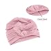 Pluto & Fox Gorra Beanie De Tela Algodón Turbante para Cabeza con...