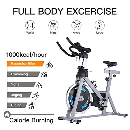 Image of Exercise Bike Bicycles Cycling Stationary Exercise Bike For Home Gym Carbon Steel Unisex Men And Women Indoor Sunny Health Fitness