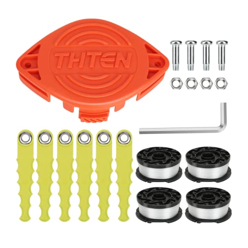Image of THTEN AF-100 Replacement Blade Head Spool for Black+Decker GH600 GH900 20PK | Spool 30Ft 0.065 inch Compatible with Black Decker GH610,GH912,ST6600,ST7000,ST7700,NST1118,NST2118,LST220,LST300 String Trimmer