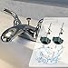 Enhon 2 Pack Lavatory Pop up Center Piece Assembly, Compatible with Price Pfister Pop up Stopper and Other Popular Brands, Replacement for PS2673, Pivot Rod Bathroom Sink Repair Kit, Chrome