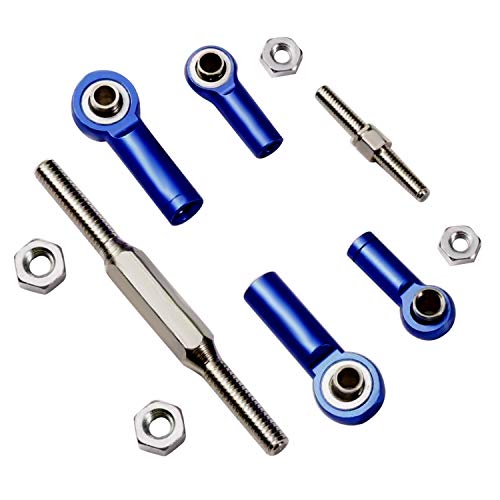 7-Pack Adjustable Aluminum Turnbuckles/Camber Link With Rod Ends Sets For Slash 4X4/2Wd 1/10 Upgrade Parts #TOP1
