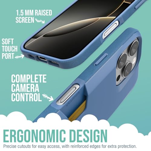 Étui pour Carte cachée iPhone 16 Pro Coque de Voyage Blues - 3
