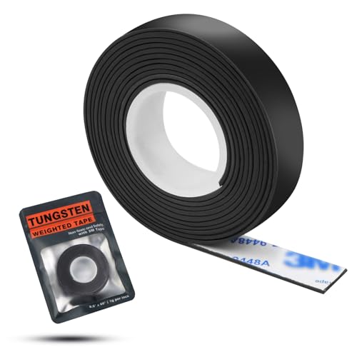 1 Gram/Inch Pickleball Weighted Tungsten Tape | 0.5 "X 60" | -Used To Enhance Pickleball Paddles Performance, Customizable Non-Toxic Tungsten Strap, Suitable For A Many Kinds Of Racquets