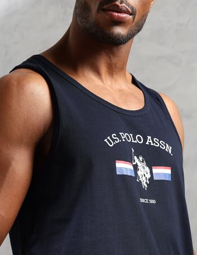 Image of U.S. Polo ASSN. Mens OEV02 Brand Print Comfort Fit Vest - Pack of 1