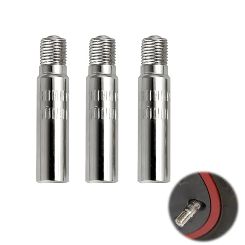 3 Pièces Extension de Valve de Pneu 39mm,Rallonge de Pneu Rallonges de Valve de Voiture Adaptateur en Cuivre Rallonge droite Adaptateur Gonflage Pour...