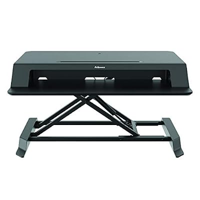 Fellowes Lotus LT Height Adjustable Sit Stand Desk Convertor with Gas Spring