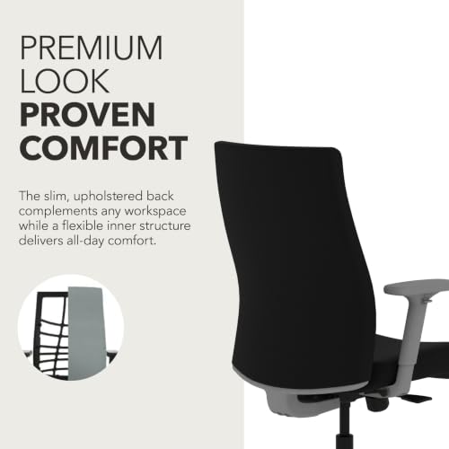 Image of HON Ignition 2.0 Ergonomic Office Chair, Lumbar Support, Desk Chair, Black