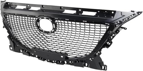 Rejilla de malla central para parachoques de Mazda 3 Axela 2014 a 2016 2