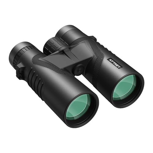 10x42 Binoculars with BAK4 Prism & FMC Coating - Waterproof Bird Watching Binoculars for Adults, Clear Daylight Vision for Hiking, Travel, Sports Events & Wildlife Observation