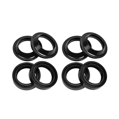 30x42x10.5 フロントショックフォークダンパーオイルシールダストカバーリップ YTM200EK YTM225DRN YTM200ER用(4pcs seal 4pc cover)