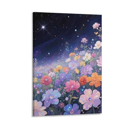 Tableau décoration murale vintage de style champêtre et affiche abstraite de 40x60cm