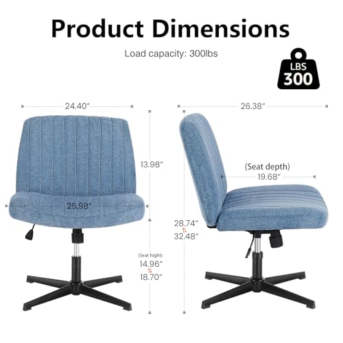 DUMOS Wide Comfy Home Office Desk Chair - 17% Off - Image 2