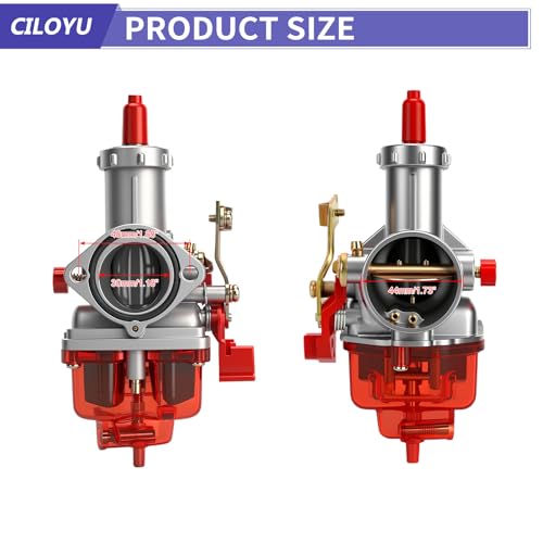 CILOYU PZ30 30mm Carburetor with Exhaust Header Pipe Muffler Stage 2 Kit Replacement for Predator 420cc 301cc 389cc GX390 GX340 GX270 GX240 13HP 11HP Engine Mini Bike Go Kart Cart Parts Accessories by CILOYU - Image 3