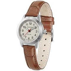 Silvery Case Light Brown Strap