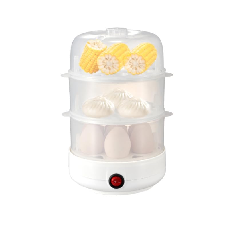 Villsure Electric Egg Boiler: Cooks 7 eggs in minutes! Auto shut-off & dry-burn protection. Adjustable doneness (soft/medium/hard). Non-stick heating plate, easy cleaning. Compact space-saver.