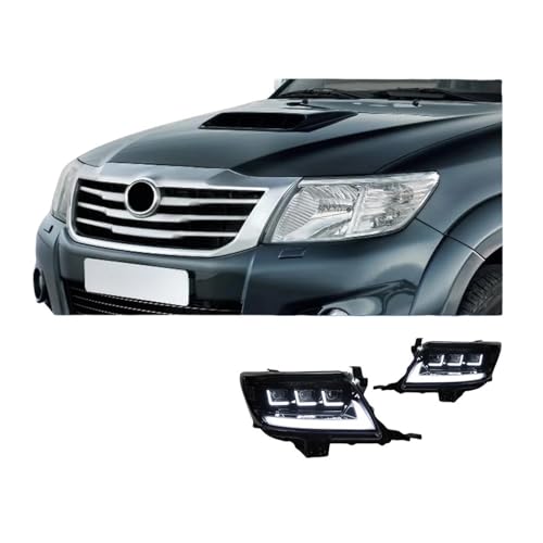 Car Styling Head Lamp Compatible For Toyota Hilux VIGO LED Headlight 2011-2014 Headlights Hilux DRL Turn Signal High B Auto Accessories