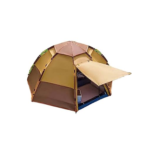 Carpa Hexagonal para 6 Personas, Doble Puerta, Protección Solar miniatura 1