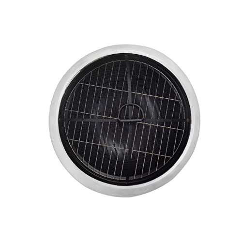 Peaktop Mgo Light Concrete Round Charcoal And Wood Burning Fire Pit For Outdoor Patio Garden Backyard With Spark Screen, Fireplace Poker, Grate, And Bbq Grill, Light Gray #TOP7