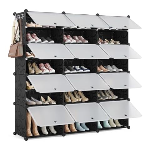 Mondeer 3x7 Tier Shoe Storage Cabinet Cover