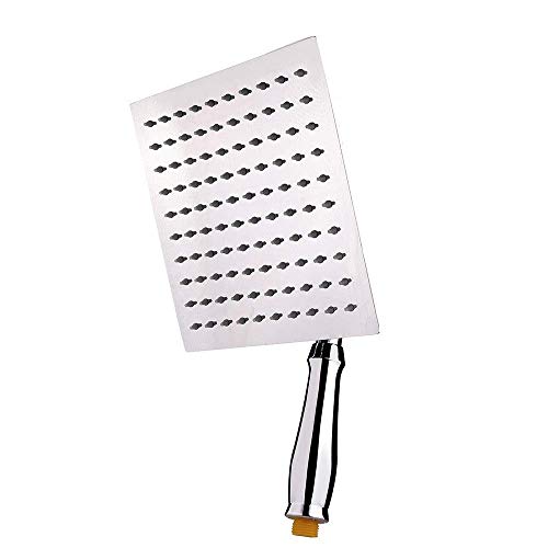 Pommeau haute pression carré de 6 pouces en inox pour optimiser le débit d'eau de la douche