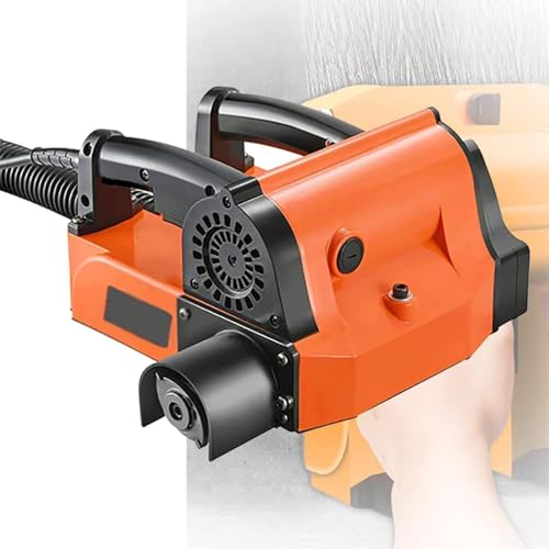 1400W 4000R/Min Electric Planer, Wall Planing Machine Double Haddle for Old Wall Renovation Flattening Power Tool, Suitable for Renovation of Old Walls