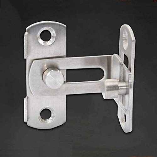 3/4 Inch 90 Degree Right Angle Door Latch Hasp Bending Latch Barrel Bolt With Screws For Doors Buckle Bolt Sliding Lock Hinge Jig (Size : Small) #TOP5