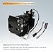 MILLISEC Air Ride Suspension Compressor Pump Compatible with 2001-2016 Cadillac Escalade EXT ESV Chevy Avalanche Suburban Tahoe GMC Yukon Car Replaces# 15254590