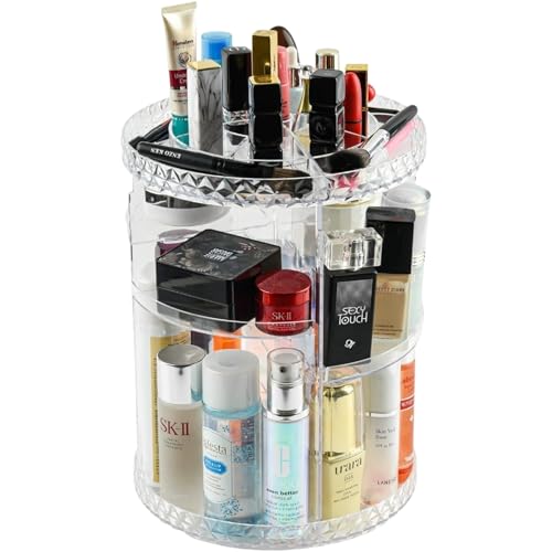 Organizador De Cosmético Maquiagem Jóias Acrílico Giratório