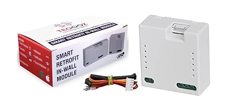 Teqooz® WiFi 2 Node (1 Light + 1 Fan Regulator) Smart Switch...