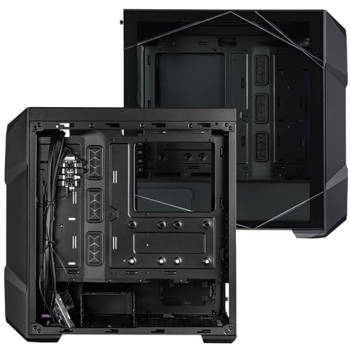 Image of Cooler Master TD500 Mesh High Airflow ATX Mid-Tower Case, 4 CF120 ARGB Fans Included, Polygonal Mesh Front Panel, Tempered Glass, 360mm Radiator Support, RTX 5090 & RX 9070 XT Compatible