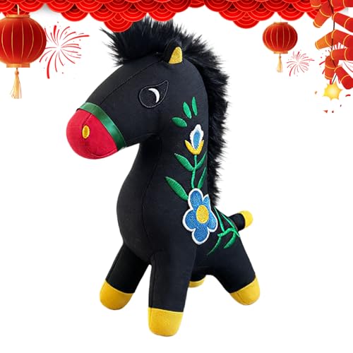 2026 Horse Plush -PP Cotton 2026 Year Of The Horse Plush Toy Set | Ĥorse Mascot Statue | For Friends Colleagues Birthday Festival Home Travel New Year Bedroom Living Room - Image 8