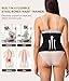 URSEXYLY Women Waist Trainer Corset Zipper Hook Shapewear Double Control Body Shaper Tummy Control Waist Cincher (L, Black)