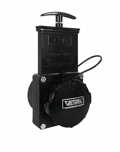 MUSM T50 3" Waste Dump Gate Valve with Cap