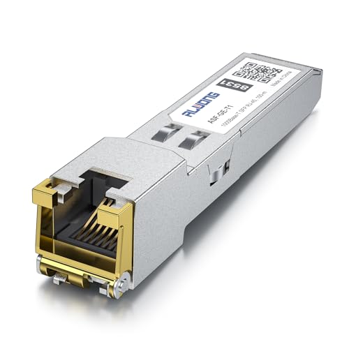Módulo Ethernet SFP de 1.25G para conectar switches TP-Link e Intel mediante cable RJ45 2
