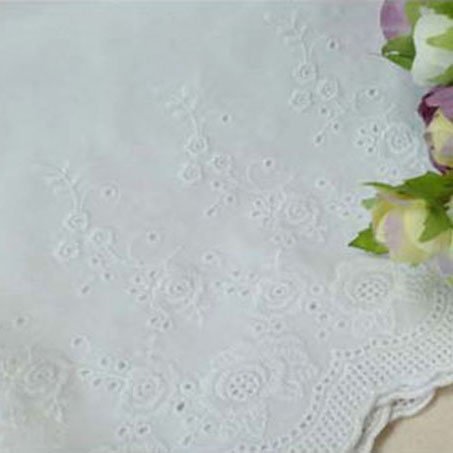 Ruban Dentelle Coton 5.26m Broderie Florale - Bordure Œillets Blanc 20cm Pour Couture Robes, Décoration Maison, DIY
