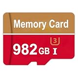 Memory Card 982GB Large Capacity Memory Cards 982GB High Speed TF Card for Cameras,Dash Cams,Smartphones,Drones Data Storage