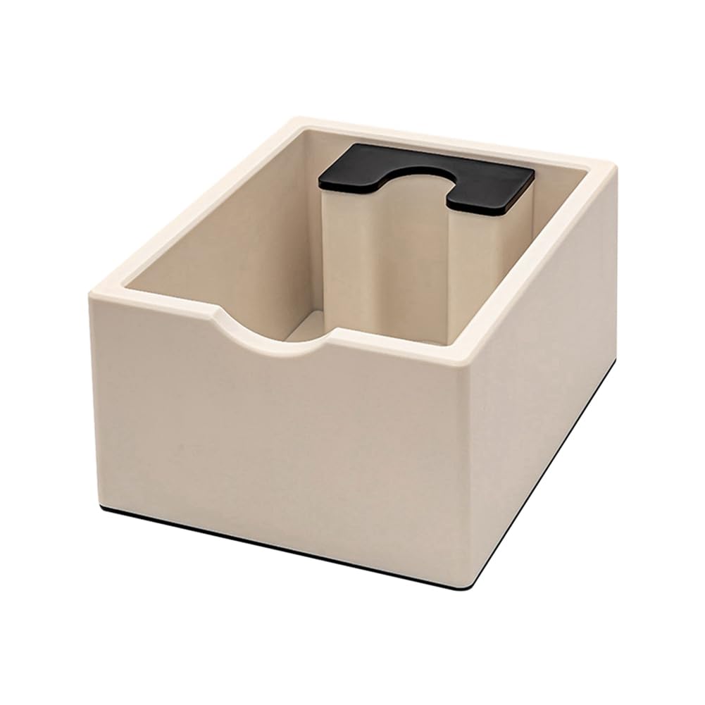 CTRLZS Italian Coffee Grounds Bucket ABS Knocking Grounds Bucket Household Bar Coffee Machine Waste Grounds Bucket White