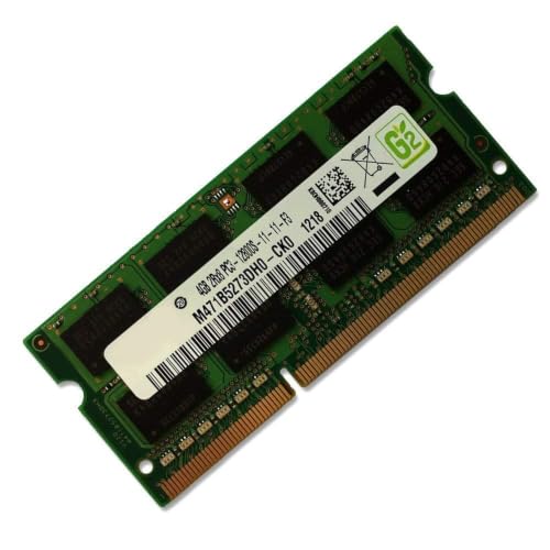 Image of 4GB DDR3 1600MHz Laptop RAM - PC3-12800S 204-Pin SODIMM 1.5V CL11 Laptop Memory Upgrade, Compatible Replacement for Samsung Part M471B5273DH0-CK0