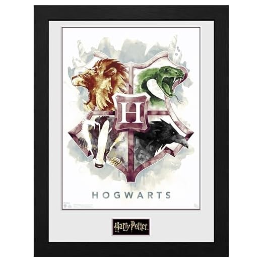 GB eye PFC3034 Harry Potter Hogwarts - Impresión enmarcada en agua, madera, varios