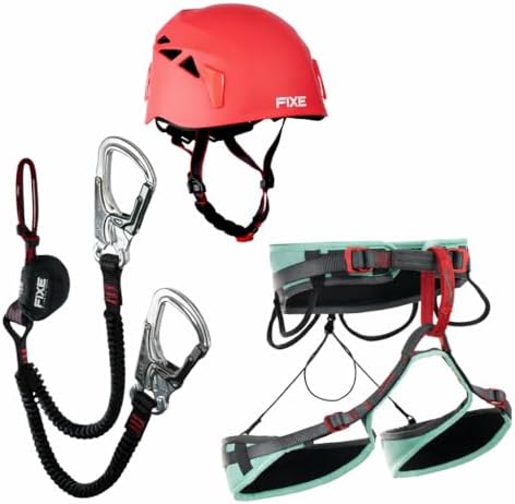 FIXE - Kit Ferratum Cinchless + Arnés Explora + Casco Pararocs TU...
