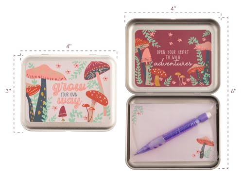 Image of Karma Sentiment and Prayer Box, Note Taking and Encouraging Notes, Mushroom