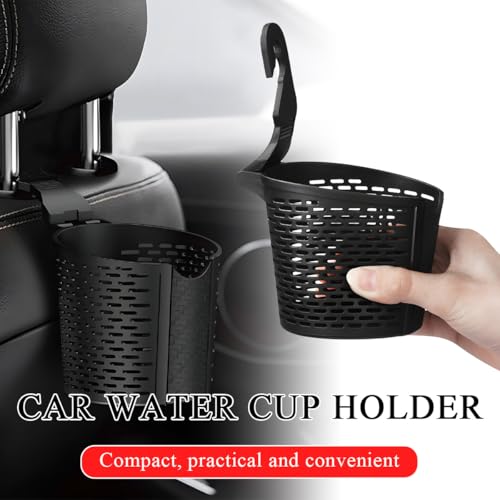 Portavasos Trasero Para Auto Ohleats Negro miniatura 6