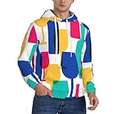 Kfjghhl Sudadera con capucha para hombre, diseño de copas de cóctel y botellas de vino, de forro polar, manga larga, regalo de San Valentín, Negro, XS