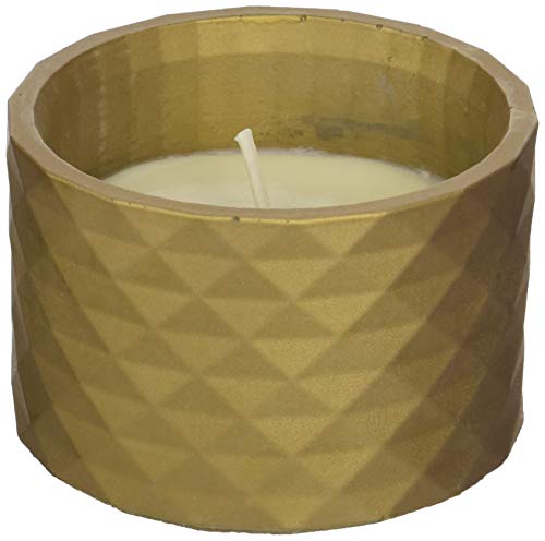 Candellana Candles Candlefort Concrete Candle-Poly I-Latte, Scent: Lavender Hill
