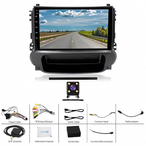 Radio Coche 2 DIN para Chevrolet Malibu con Siri y Mirror Link Multimedia 7