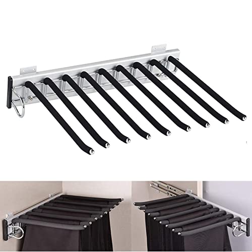 Barre de penderie extensible en acier inoxydable pour l'aménagement efficace de dressing
